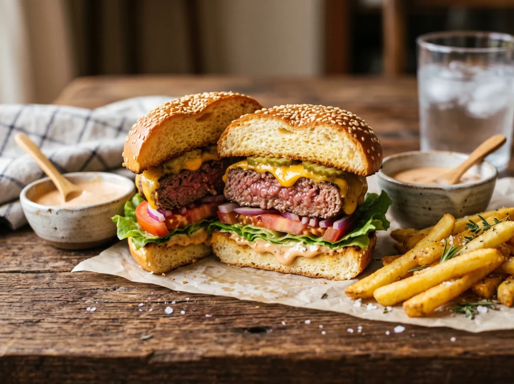 classic-cheeseburger-with-fries-and-sauce