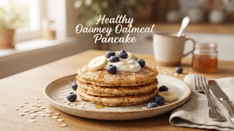 Easy & Healthy Oatmeal Pancake